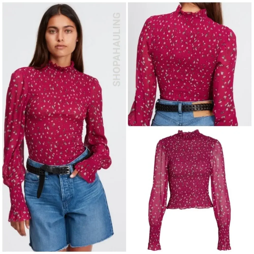 rag & bone floral top